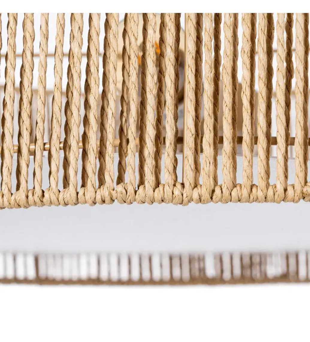 Lampa wisząca GERMNA 52 cm naturalna*Zona-Design Best