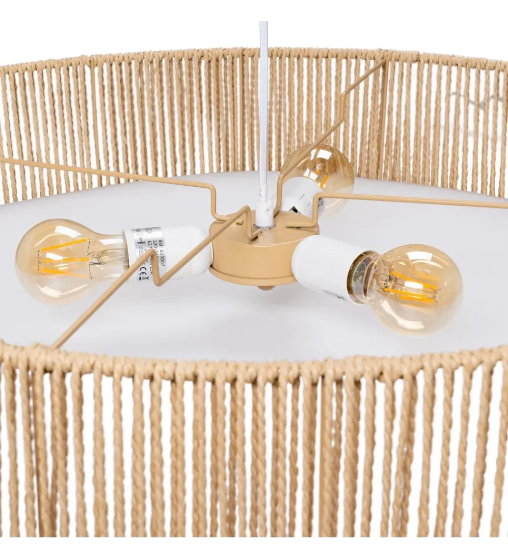 Lampa wisząca GERMNA 72 cm naturalna*Zona-Design Clearance
