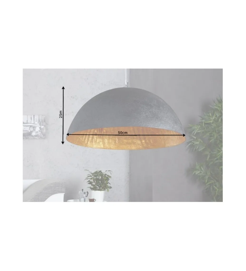 Lampa wisząca Glow 50 cm czarno złota*Invicta Interior Outlet