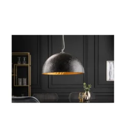 Lampa wisząca Glow 50 cm czarno złota*Invicta Interior Outlet