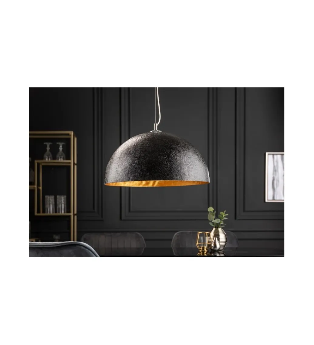 Lampa wisząca Glow 50 cm czarno złota*Invicta Interior Outlet