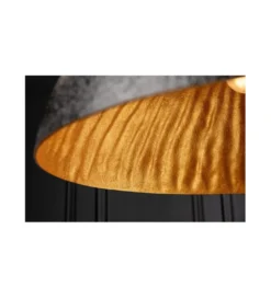 Lampa wisząca Glow 70 cm czarno złota*Invicta Interior