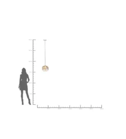 Lampa wisząca Golden Goblet 25 cm złota*KDesign Hot