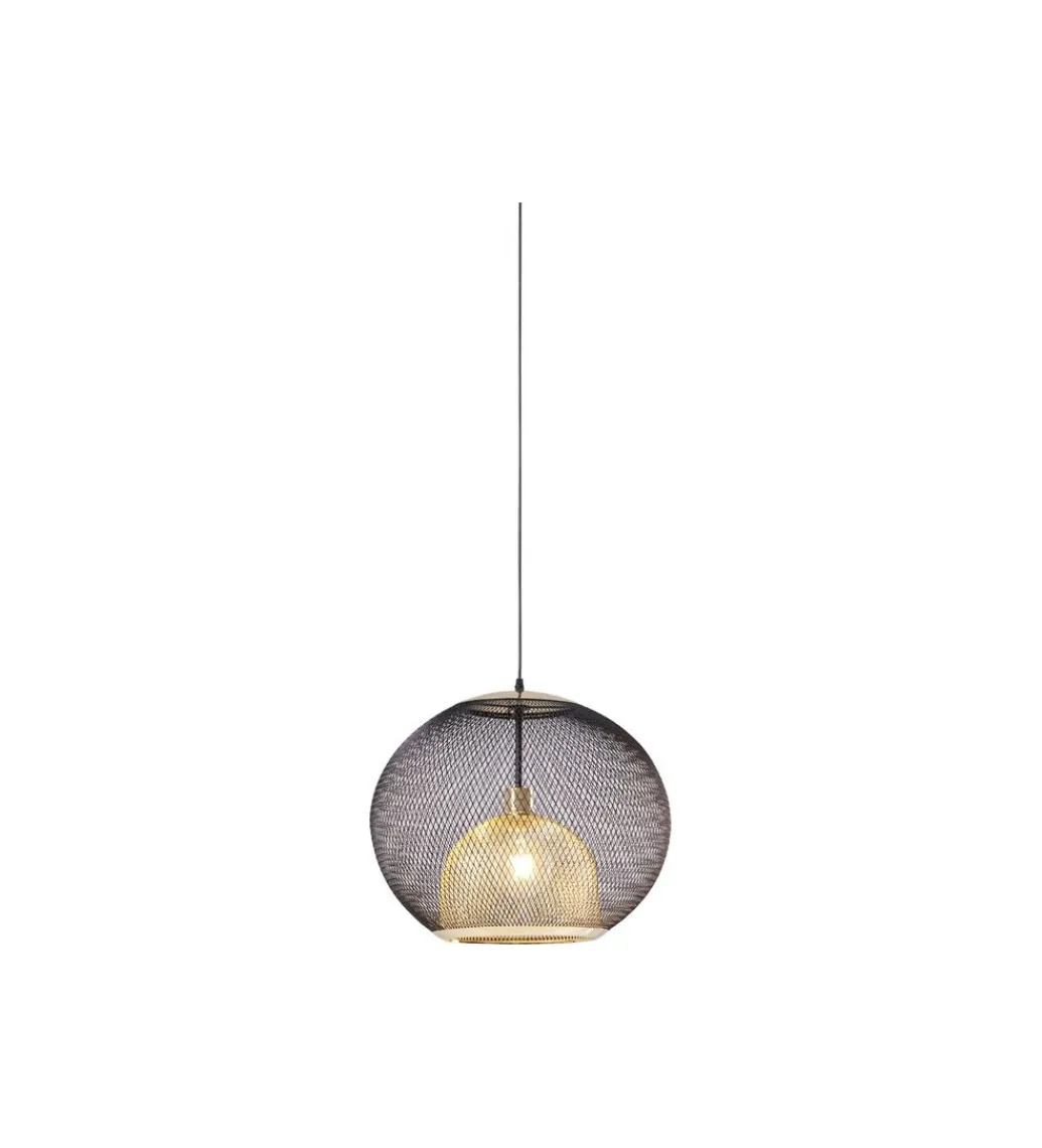 Lampa wisząca GRATO 45 cm czarno złota*KDesign Sale