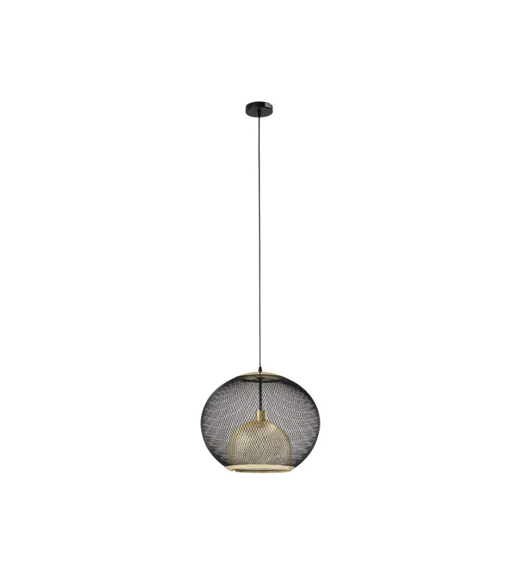 Lampa wisząca GRATO 45 cm czarno złota*KDesign Sale