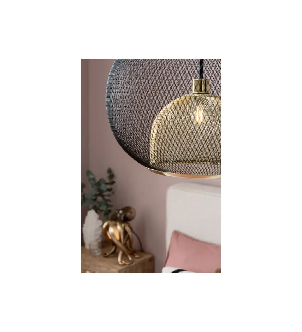 Lampa wisząca GRATO 45 cm czarno złota*KDesign Sale
