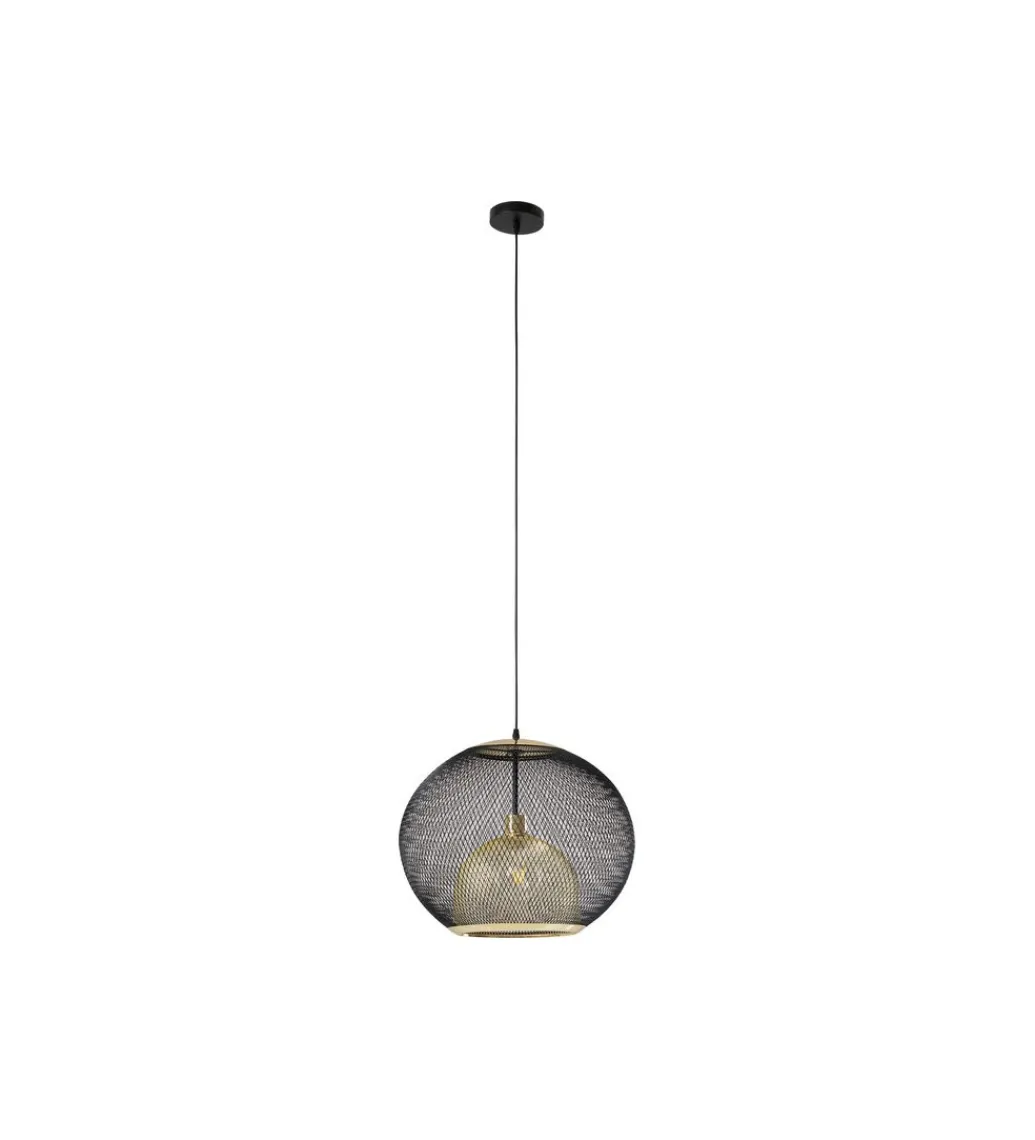 Lampa wisząca GRATO 45 cm czarno złota*KDesign Sale
