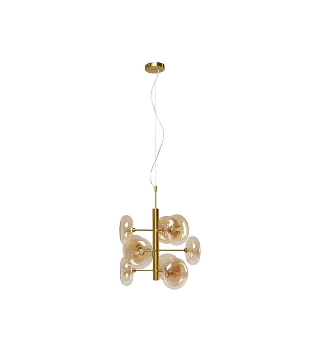 Lampa wisząca HEADLIGHT z mosiężnym wykończeniem*KDesign Outlet
