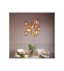 Lampa wisząca HEADLIGHT z mosiężnym wykończeniem*KDesign Outlet