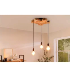 Lampa wisząca KORA 50 cm Drewno Longan*Invicta Interior Discount