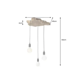 Lampa wisząca KORA 50 cm Drewno Longan*Invicta Interior Discount
