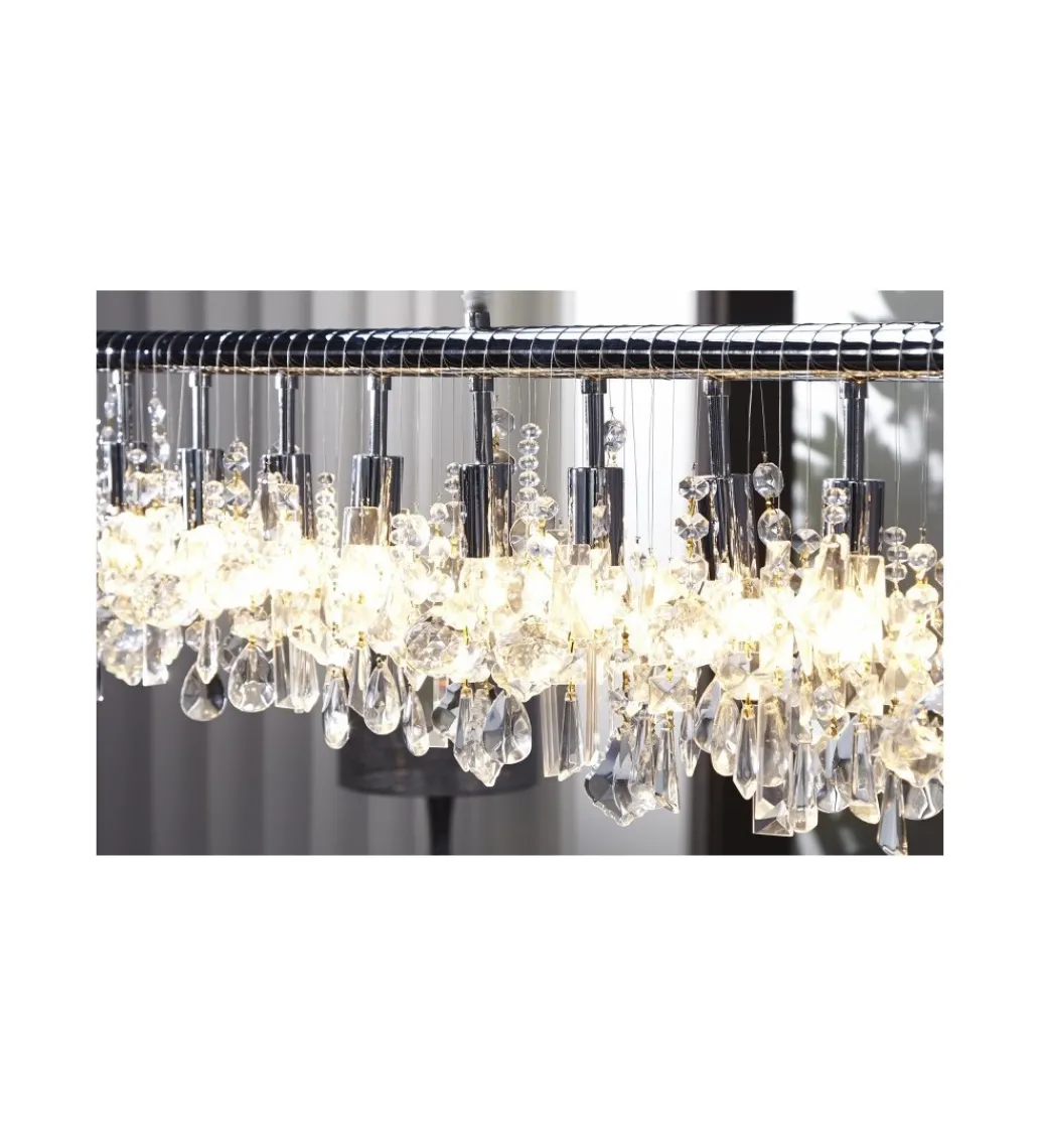 Lampa wisząca kryształowa Diamounds 9 Flamming*Invicta Interior