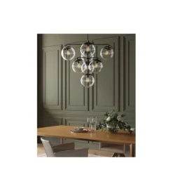 Lampa wisząca LASMINA 91 cm czarna*KDesign Clearance