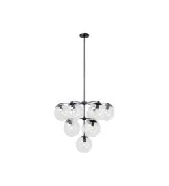 Lampa wisząca LASMINA 91 cm czarna*KDesign Clearance