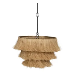 Lampa wisząca LIFS 48 cm Naturalna Rafia*Invicta Interior Online