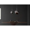 Lampa wisząca LIQUID DIAMOND 20 cm szkło dymione*Invicta Interior Clearance