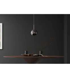 Lampa wisząca LIQUID DIAMOND 20 cm szkło dymione*Invicta Interior Clearance