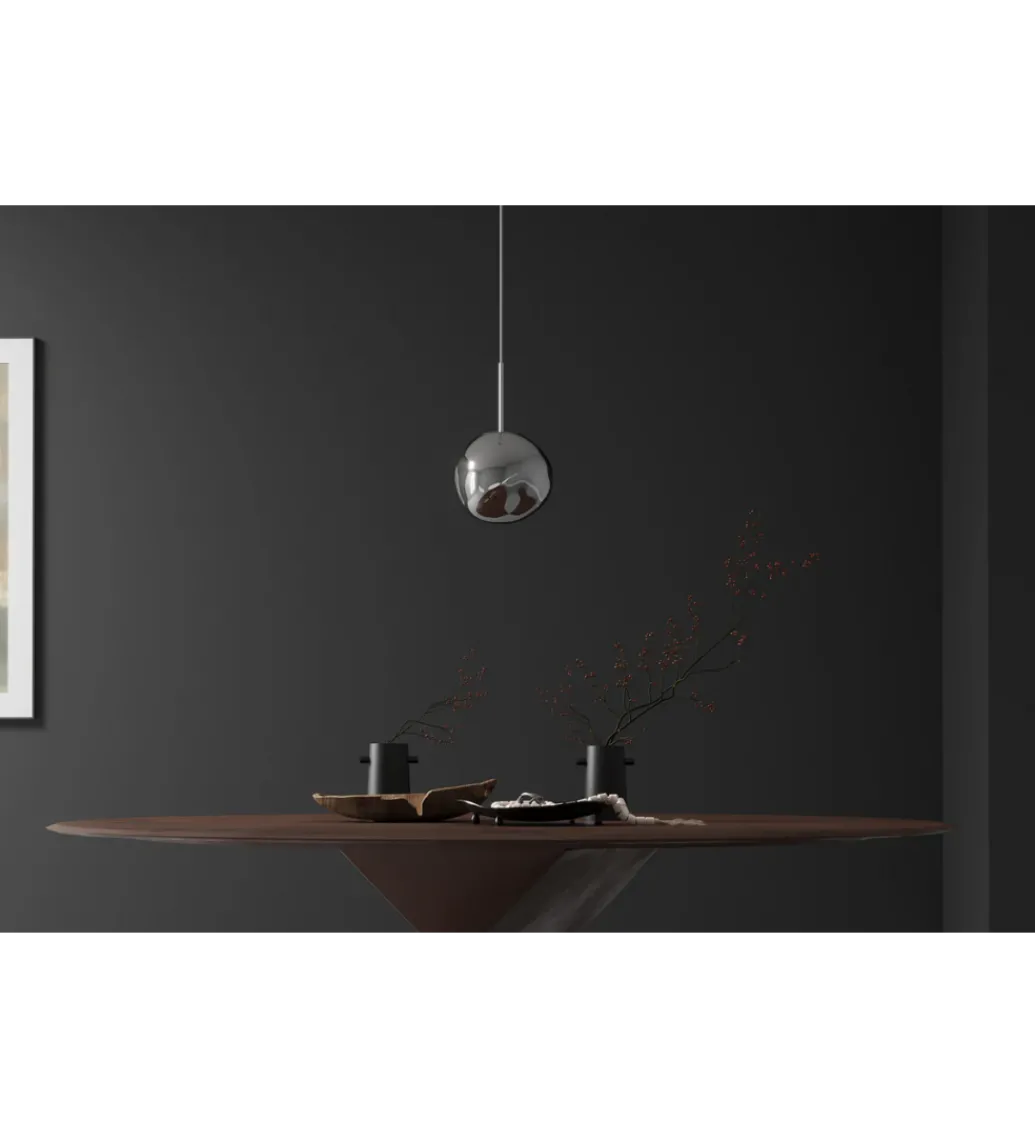 Lampa wisząca LIQUID DIAMOND 20 cm szkło dymione*Invicta Interior Clearance