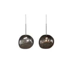 Lampa wisząca LIQUID DIAMOND 20 cm szkło dymione*Invicta Interior Clearance