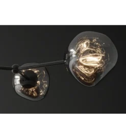 Lampa wisząca LIQUID DIAMOND 5 kloszy szkło dymione*Invicta Interior Hot
