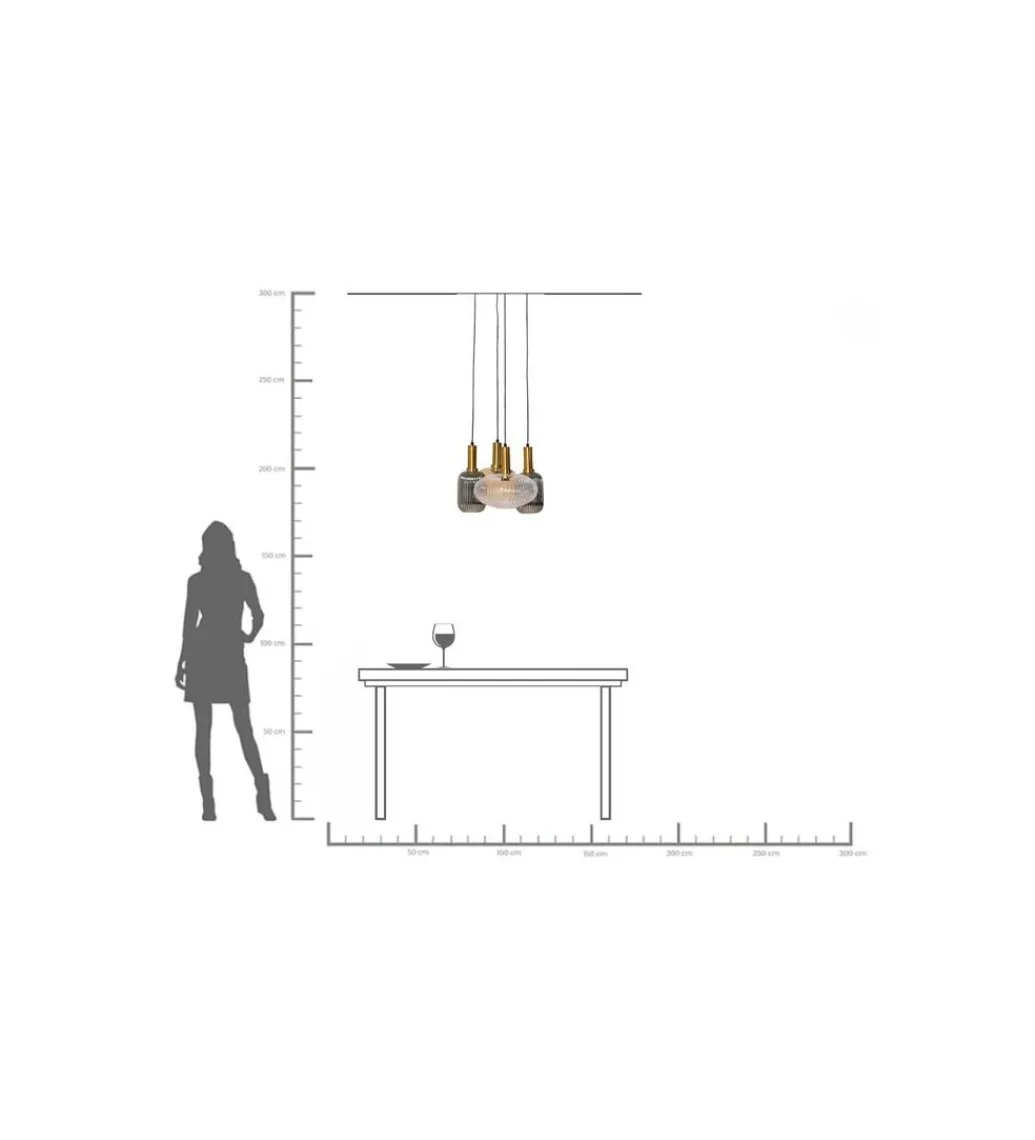 Lampa wisząca LOBBY QUATTRO 50 cm*KDesign
