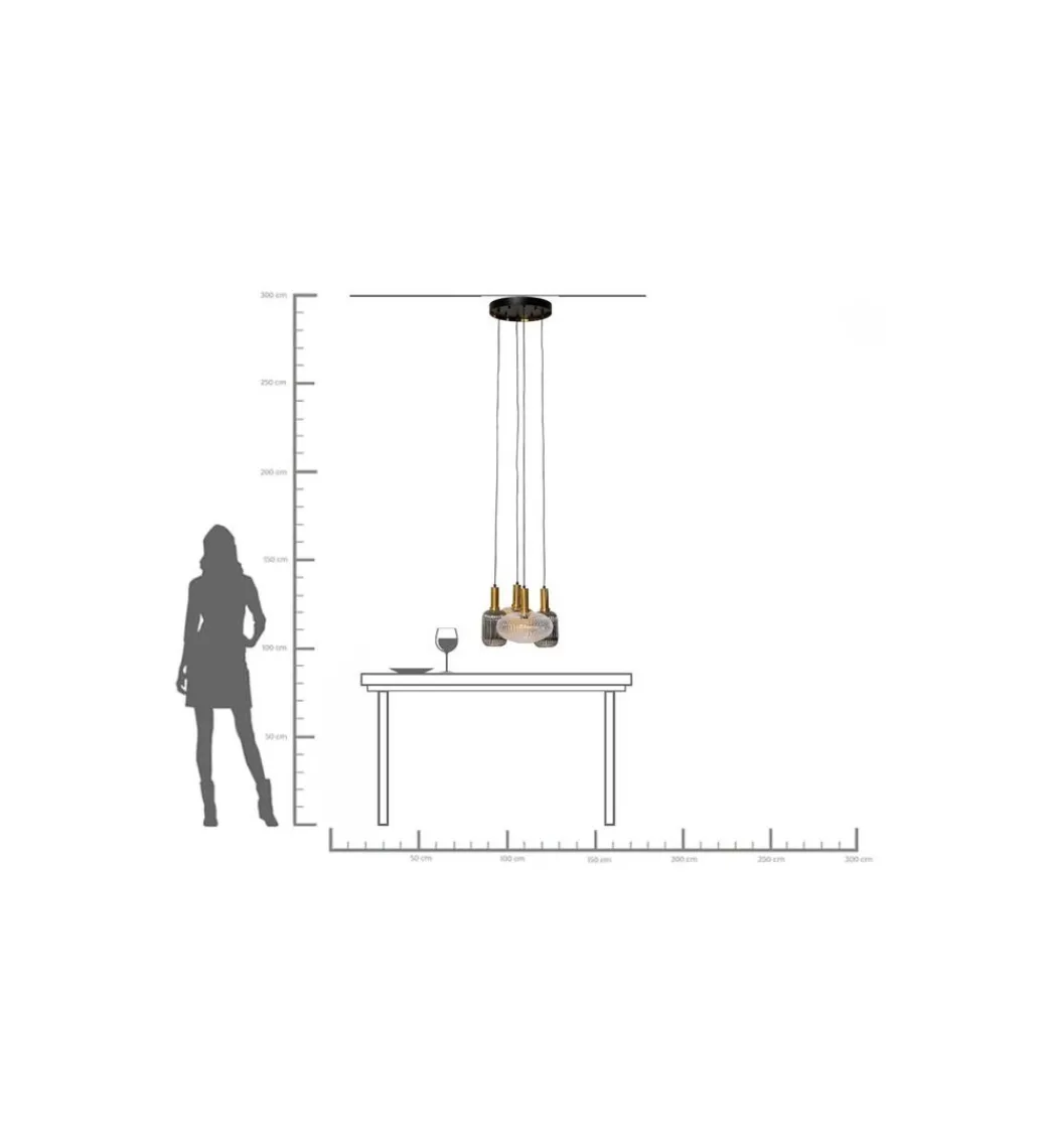 Lampa wisząca LOBBY QUATTRO 50 cm*KDesign