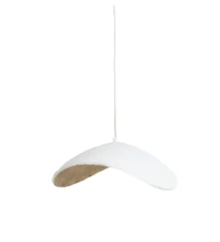 Lampa wisząca LONIA 71 cm kremowa antyczny brąz*L&L Sale