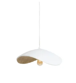 Lampa wisząca LONIA 71 cm kremowa antyczny brąz*L&L Sale