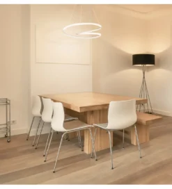 Lampa wisząca MONA LED 60 cm biała*DOMENO Discount