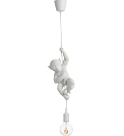 Lampa wisząca MONKEY 96 cm biała*J-Line Online