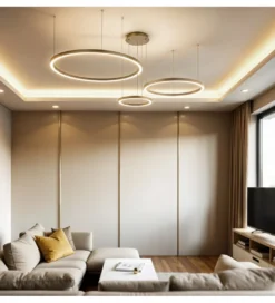 Lampa wisząca MONZA AZ134 145 cm złota*DOMENO Outlet