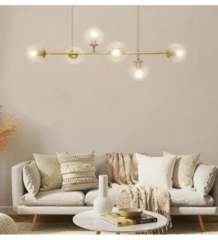 Lampa wisząca MORIS 113 cm złota*DOMENO