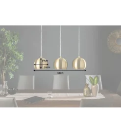 Lampa wisząca Mystic GOLDEN BALL złota*Invicta Interior Best