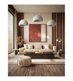 Lampa wisząca NEST 80 cm biała*Zona-Design Outlet