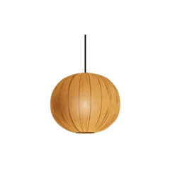 Lampa wisząca ORGANIC 45 cm tkanina naturalny*Invicta Interior