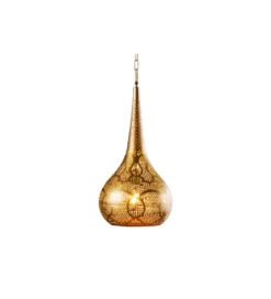 Lampa wisząca ORIENT LIVING 50 cm ze złotym dekorem*Invicta Interior - przedsprzedaż Discount