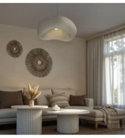 Lampa wisząca OSTIA 70 cm biała*DOMENO Sale