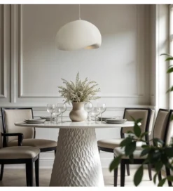 Lampa wisząca OSTIA 48 cm biała*DOMENO Outlet