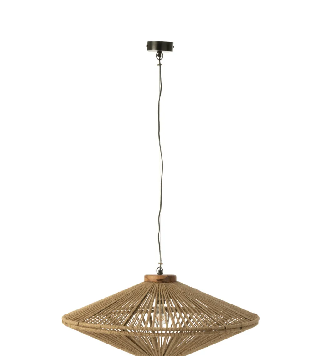 Lampa wisząca OVNI 77 cm naturalne*J-Line