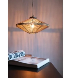 Lampa wisząca OVNI 62 cm naturalne*J-Line Discount