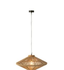 Lampa wisząca OVNI 62 cm naturalne*J-Line Discount