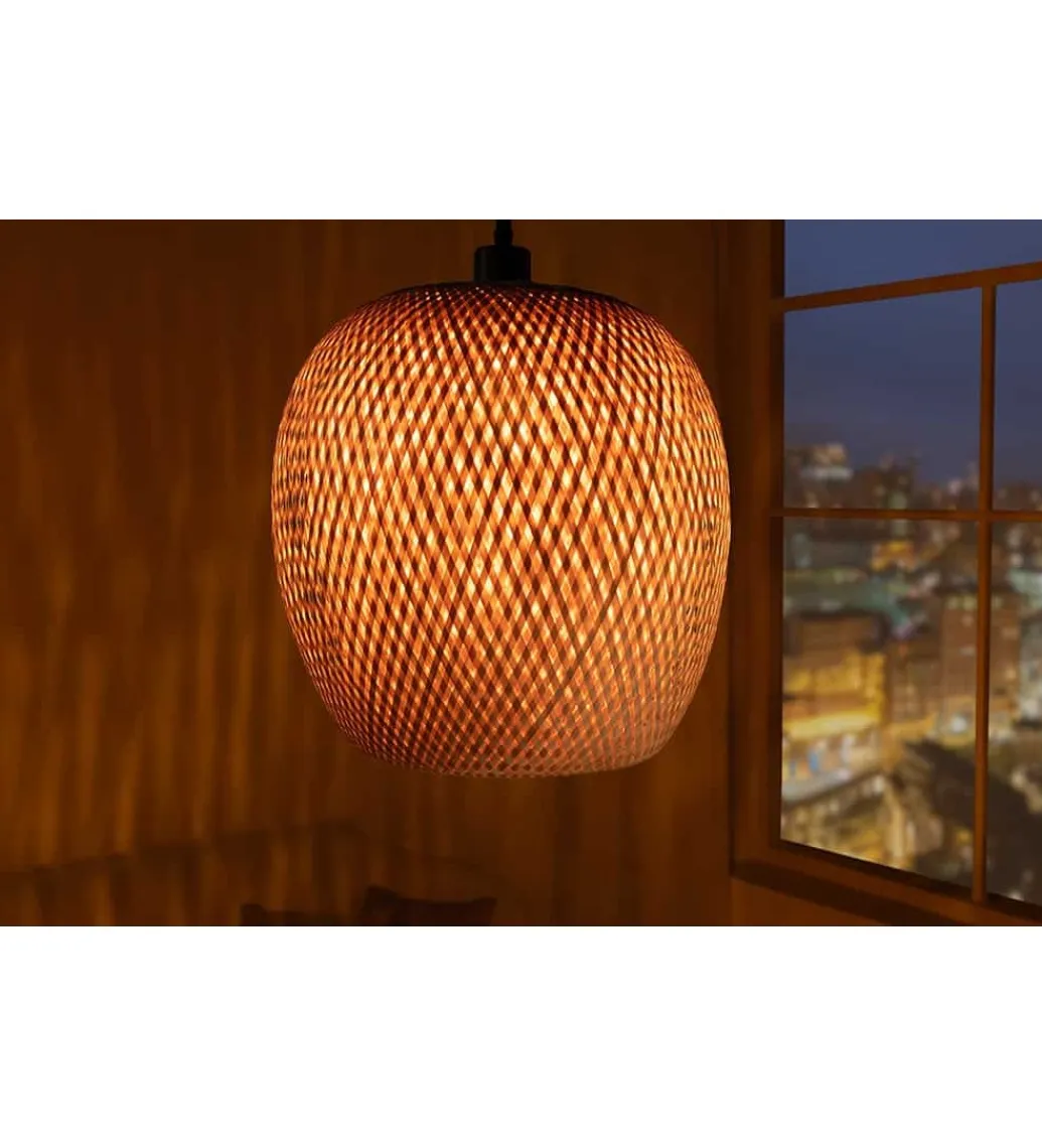 Lampa wisząca PAVO Nest 35 cm bambus*Invicta Interior