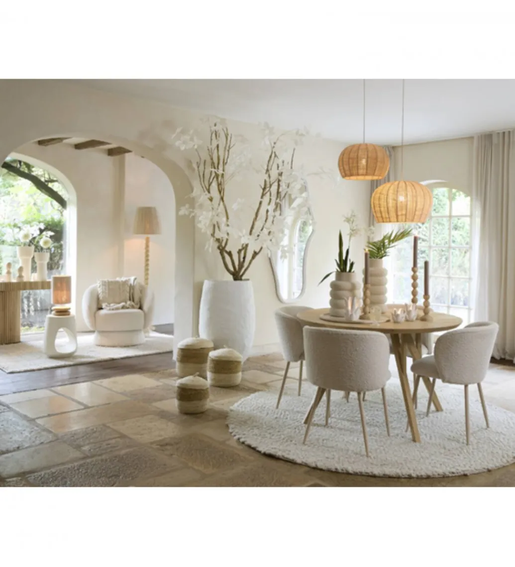 Lampa wisząca RAFAELLA 51 cm naturalna*L&L Sale