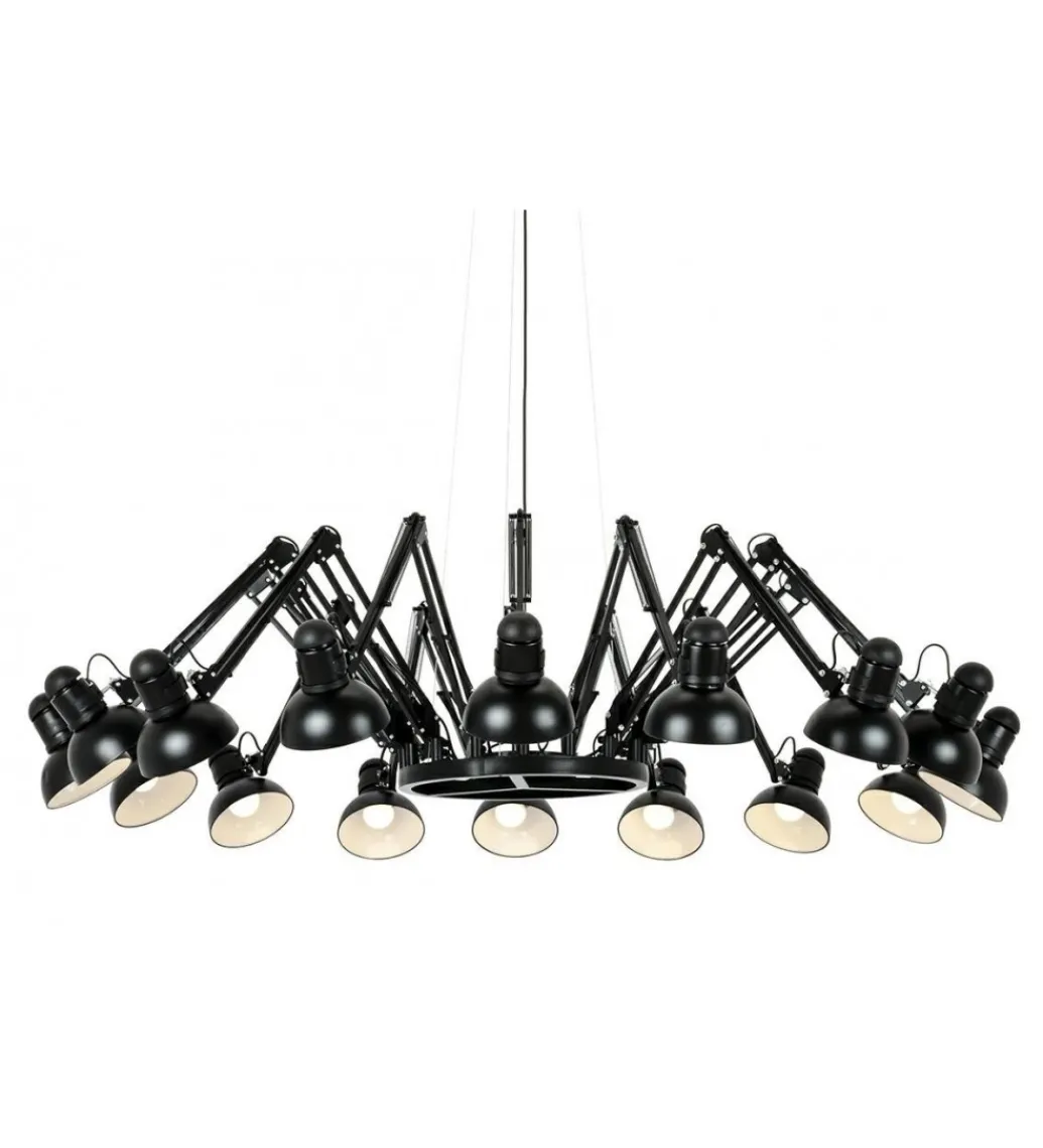 Lampa wisząca RAGNO 16 czarna*Zona-Design Online