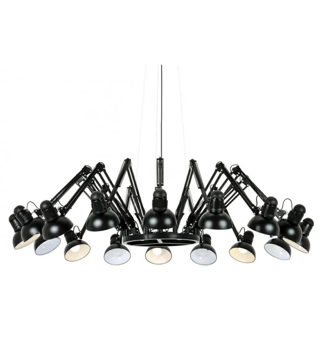 Lampa wisząca RAGNO 16 czarna*Zona-Design Online