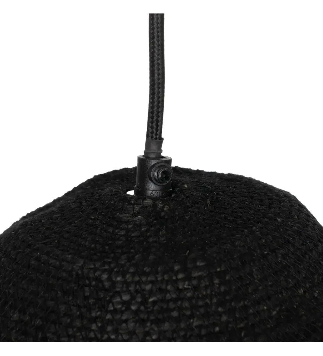 Lampa wisząca REHANELA 50 cm czarna*Zona-Design