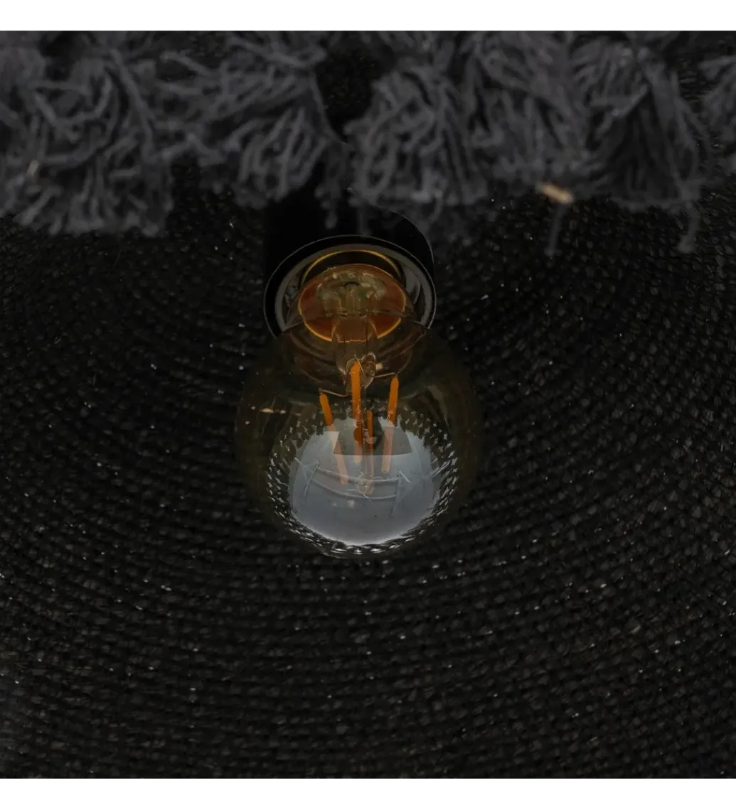 Lampa wisząca REHANELA 50 cm czarna*Zona-Design