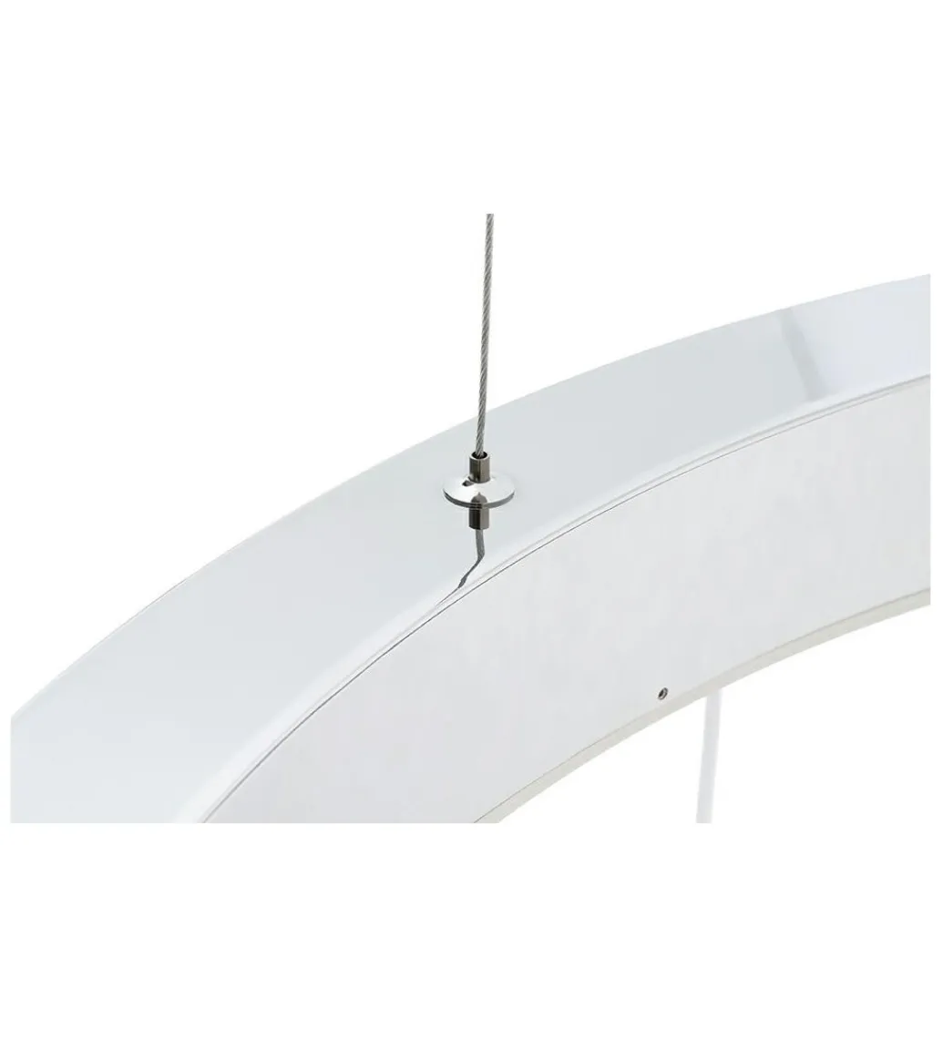 Lampa wisząca RING 60 cm srebrna*Zona-Design New