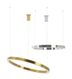 Lampa wisząca RING 80 cm srebrna*Zona-Design Discount