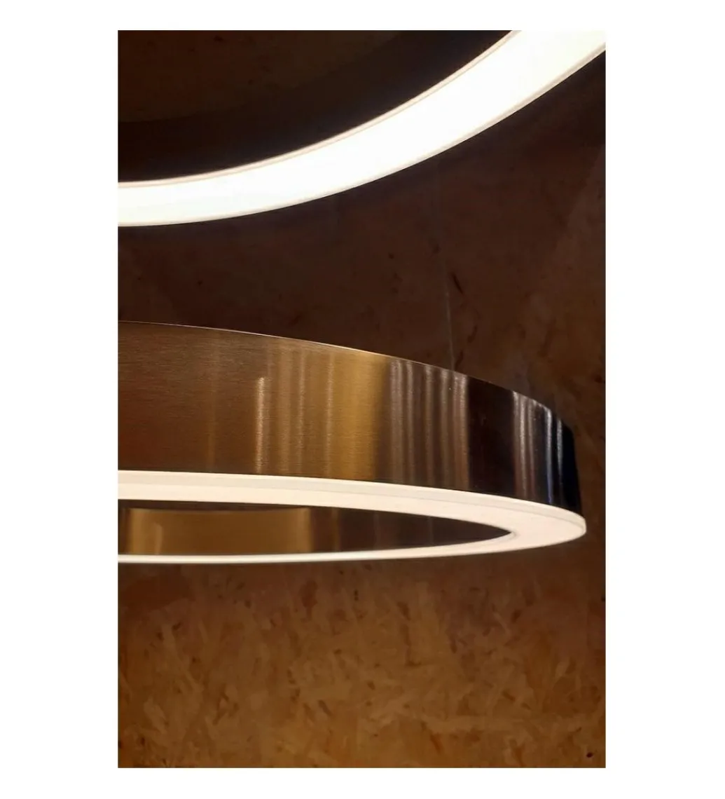 Lampa wisząca RING 60 cm złota*Zona-Design New